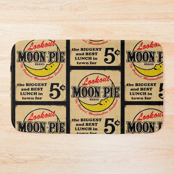 Item preview, MOON PIE VINTAGE ADVERTISEMENT SIGN TYPOGRAPHY designed and sold by Overthetopsm.