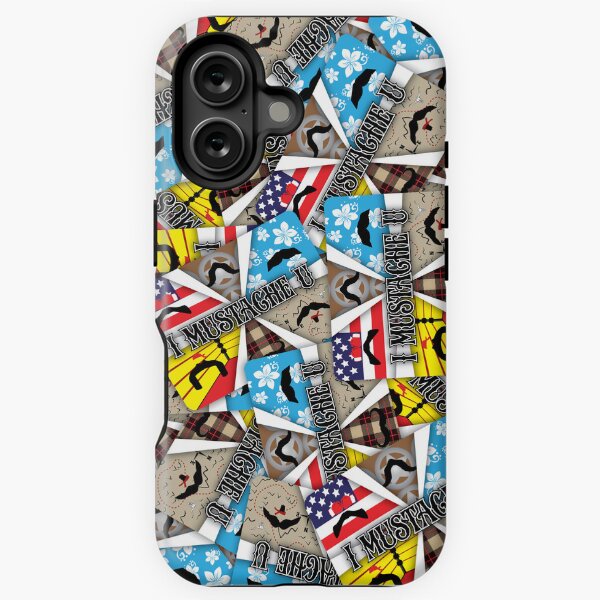 I MUSTACHE U Card Pile iPhone Tough Case