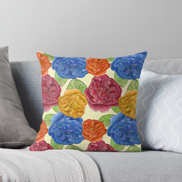 Item preview, Ink & Watercolour Roses Multi Coloured designed and sold by BirdsNatureArt.
