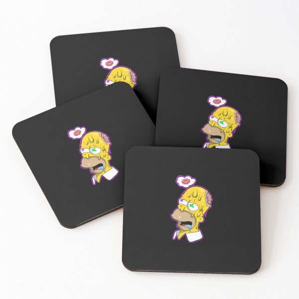 Homer Coasters for Sale Redbubble