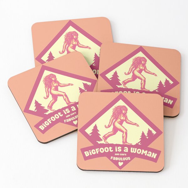 Item preview, Bigfoot is a Woman designed and sold by Unhinged Heather.