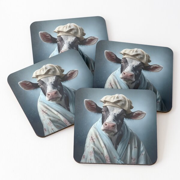 Item preview, Bath Time Cow - Animal Art designed and sold by Chrisjeffries24.
