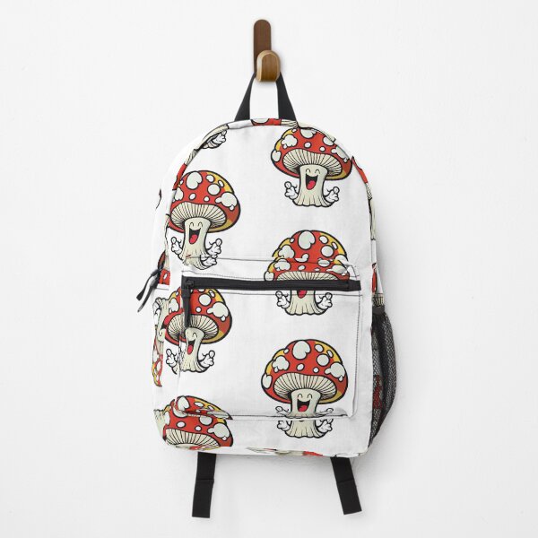 Item preview, Happy Magic Mushroom Sticker | Cute Trippy Psychedelic Character designed and sold by CosmicScare10.