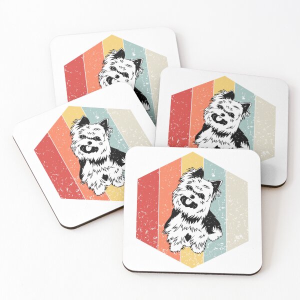 Item preview, Yorkie - Yorkie Dog Retro Hexagon Vintage designed and sold by UnknownArtistt.