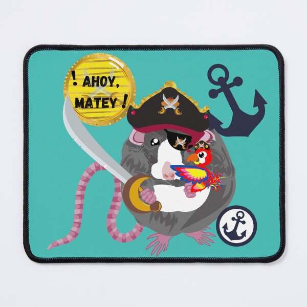 Item preview, ! AHOY MATEY ! Pi-RAT Pirate is on the lookout for some gold designed and sold by CuddlyPeas.