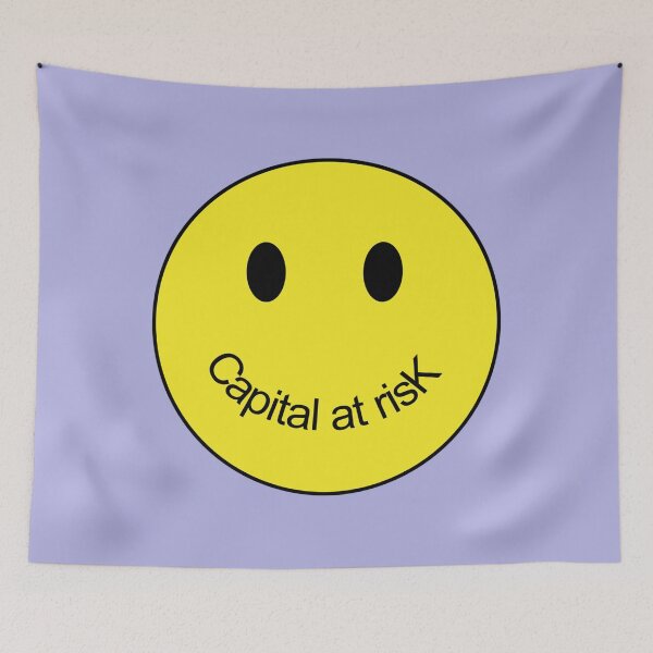 Item preview, Smiley capital at risk designed and sold by Zasibsoas.