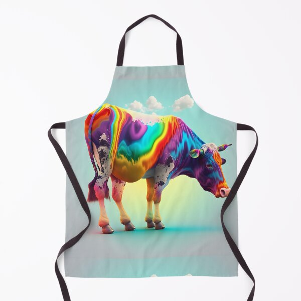 Artikelvorschau, Psychedelic Cow - Animal Art entworfen und verkauft von Chrisjeffries24.