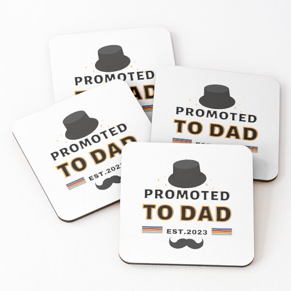 Item preview, Promoted to dad est.2023 funny dad designed and sold by sirilakk.