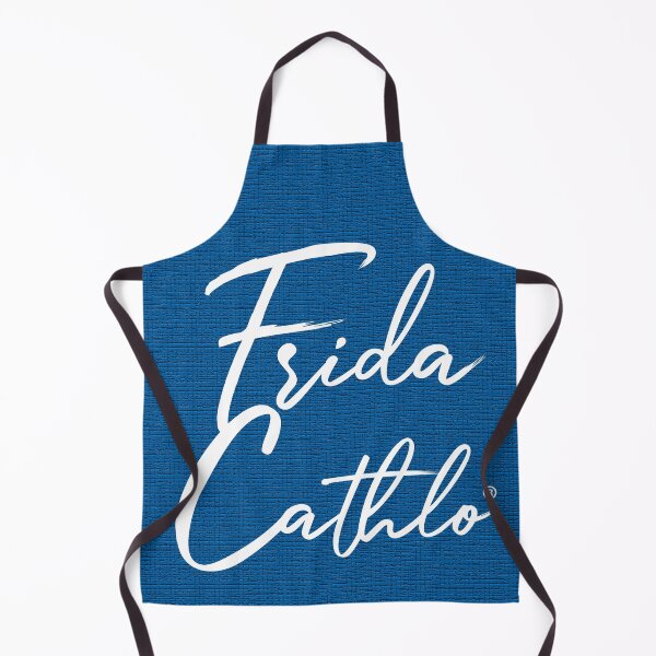 Item preview, Blue Text W back Cat Frida Cathlo version of - Frida Kahlo designed and sold by Jaime Ortiz.