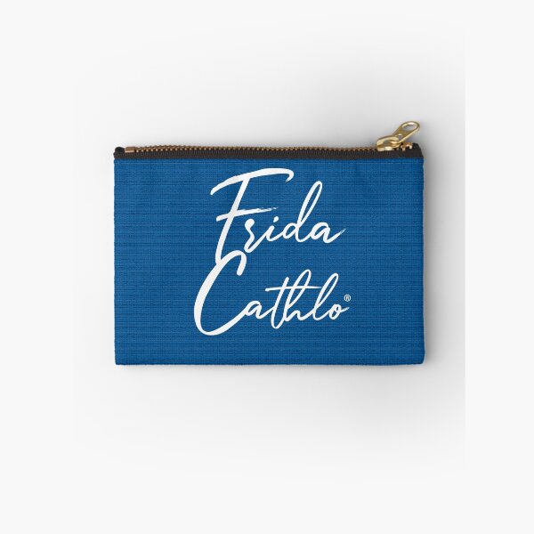Item preview, Blue Text W back Cat Frida Cathlo version of - Frida Kahlo designed and sold by Jaime Ortiz.