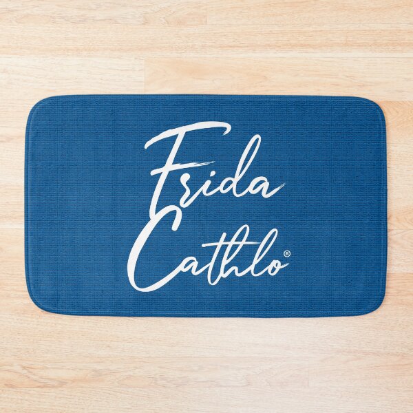 Item preview, Blue Text W back Cat Frida Cathlo version of - Frida Kahlo designed and sold by Jaime Ortiz.