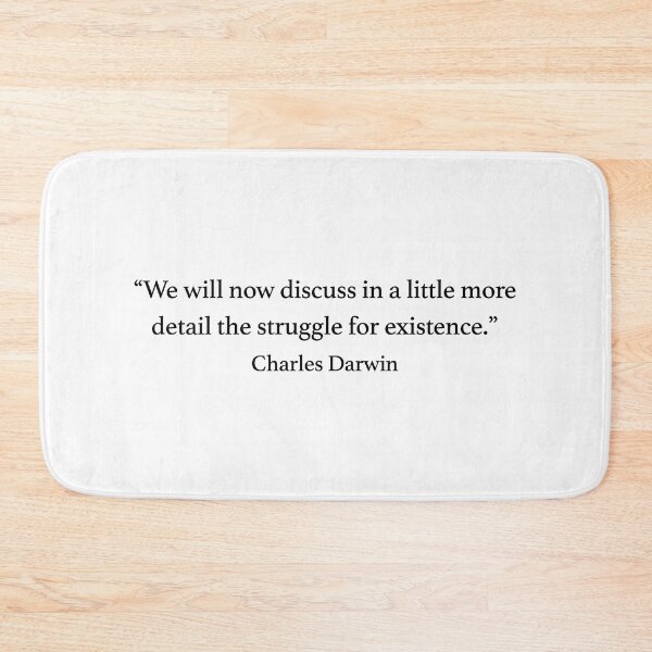 Item preview, Charles Darwin Quote designed and sold by mynameisliana.