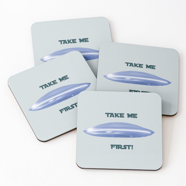 Item preview, UFO - Take me first! (blue) designed and sold by lighthaq.
