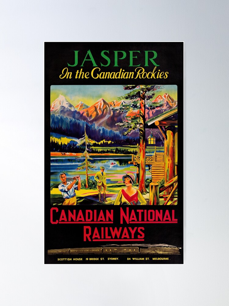 Large Vintage Poster -  Canada