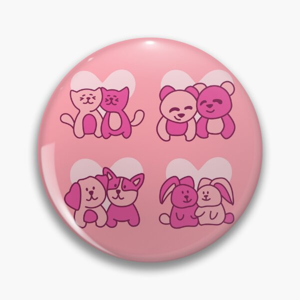 Item preview, Parejas de mascotas enamoradas designed and sold by xingqueen.