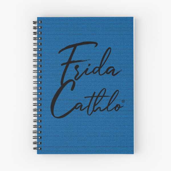 Item preview, Blue Text B back Cat Frida Cathlo version of - Frida Kahlo designed and sold by Jaime Ortiz.