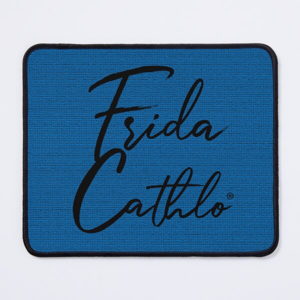 Item preview, Blue Text B back Cat Frida Cathlo version of - Frida Kahlo designed and sold by Jaime Ortiz.