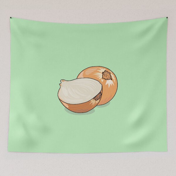 Item preview, Onion cartoon illustration designed and sold by Misscartoon.