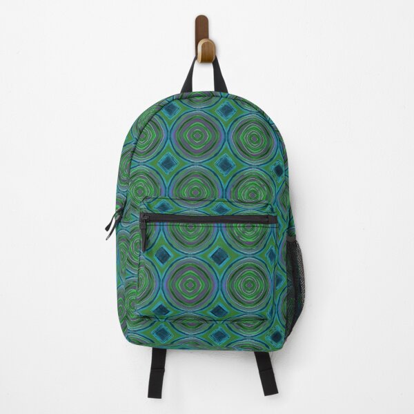 Item preview, "On Point" 3 | Green and Purple Circles. designed and sold by LiseHoltArt.
