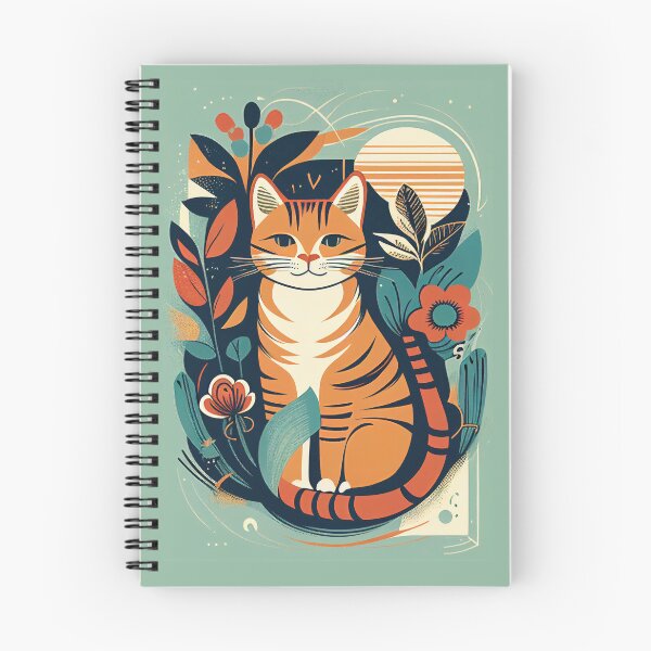 Item preview, Boho Cat 21 Abstract Art Print Painting Wall Decor designed and sold by winterkitty88.