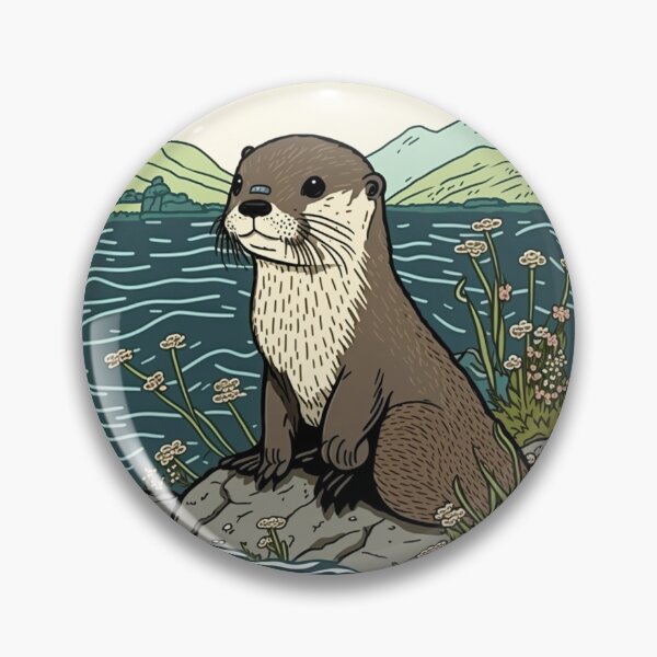 Item preview, River Otter designed and sold by Raccoonidae.