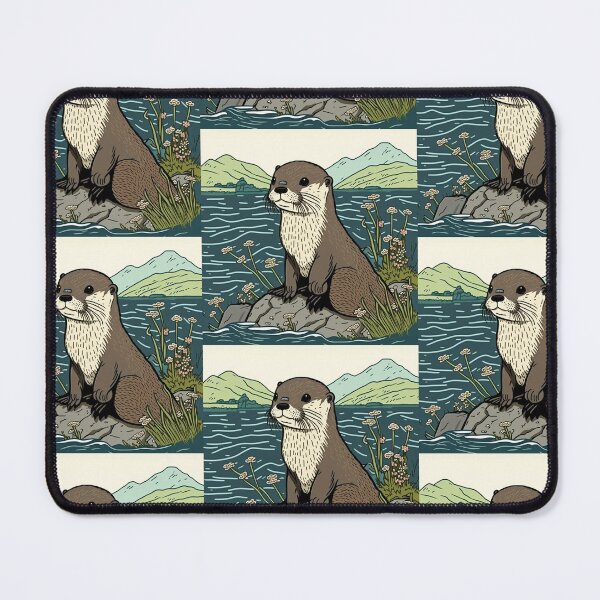 Item preview, River Otter designed and sold by Raccoonidae.