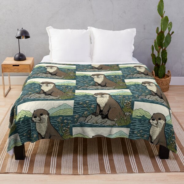 Item preview, River Otter designed and sold by Raccoonidae.