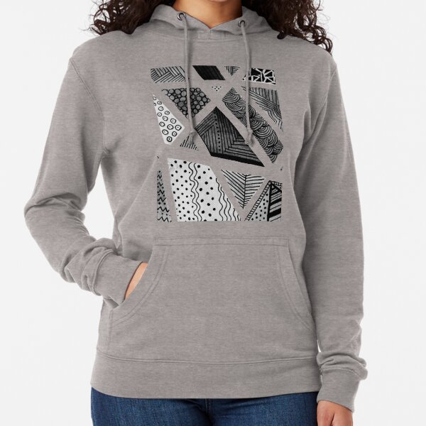 Item preview, Geometric doodle pattern - black and white designed and sold by wackapacka.