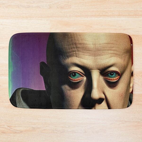 Item preview, Cyberpunk Portrait of  Aleister Crowley The Great Beast of Thelema painted in a Surrealist and Impressionist style designed and sold by Ataraxia  Apparel.