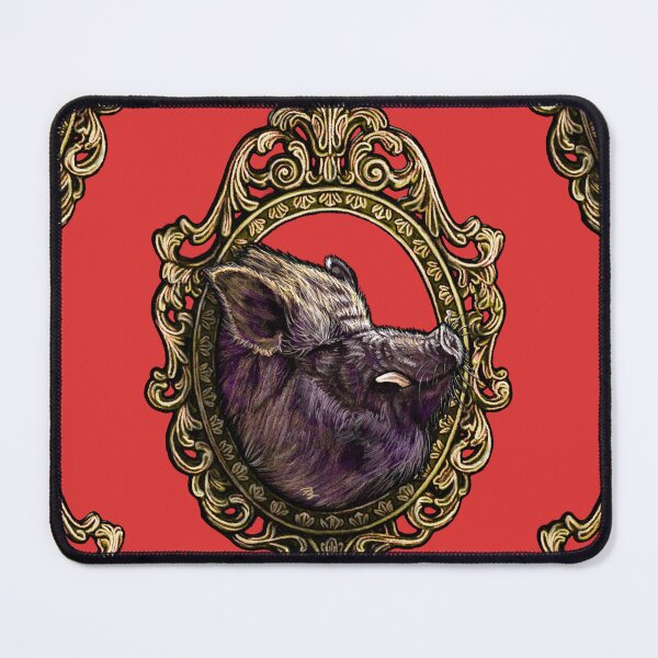 Item preview, Mammal Cameo: Potbelly Pig  designed and sold by FreyStrandDraws.