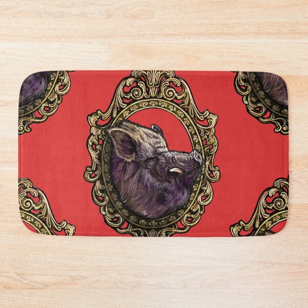 Item preview, Mammal Cameo: Potbelly Pig  designed and sold by FreyStrandDraws.