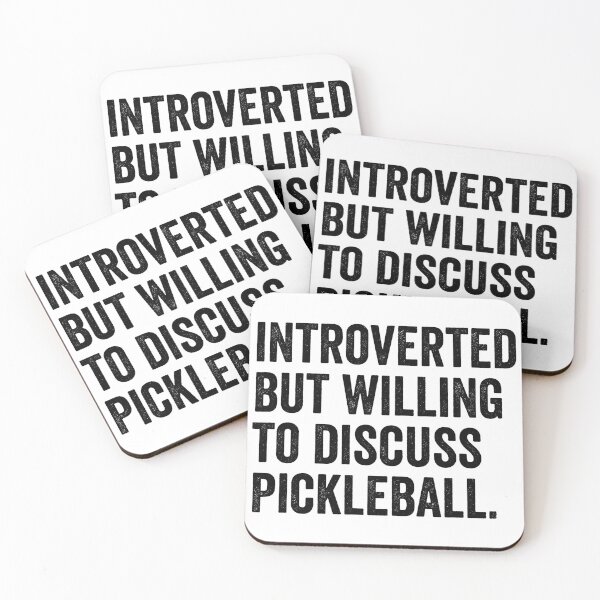 Item preview, Introverted But Willing To Discuss Pickleball designed and sold by kamrankhan.