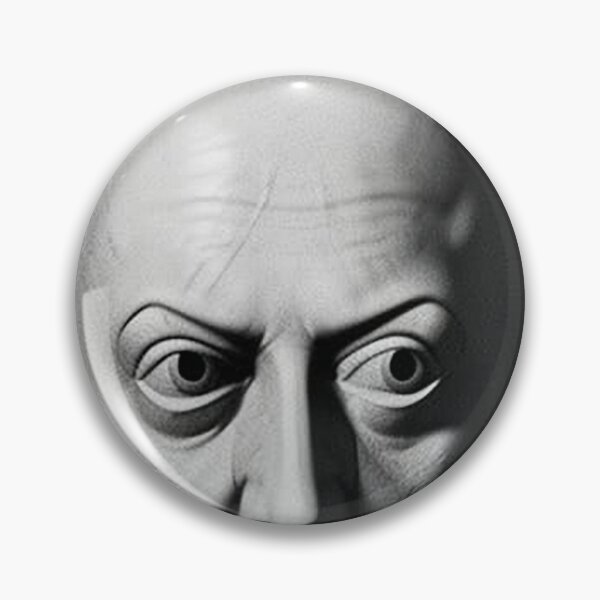 Item preview, Goth Portrait of  Aleister Crowley The Great Beast of Thelema painted in a Surrealist and Impressionist style designed and sold by Ataraxia  Apparel.