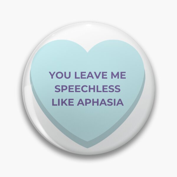Item preview, Candy Heart Medical Pun - Aphasia designed and sold by adieylon.