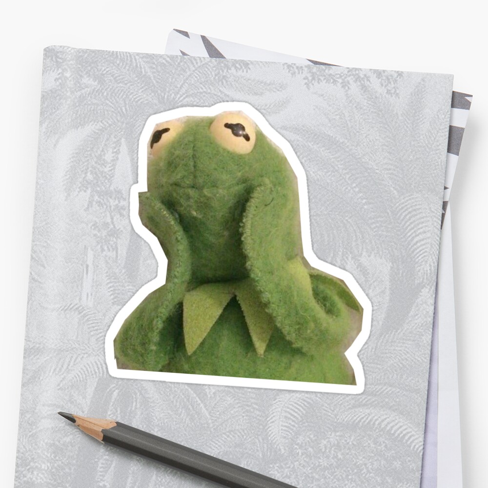 Kermit The Frog Meme Stickers By Outdancing Redbubble