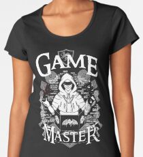 Camiseta premium para mujer Game Master - Blanco