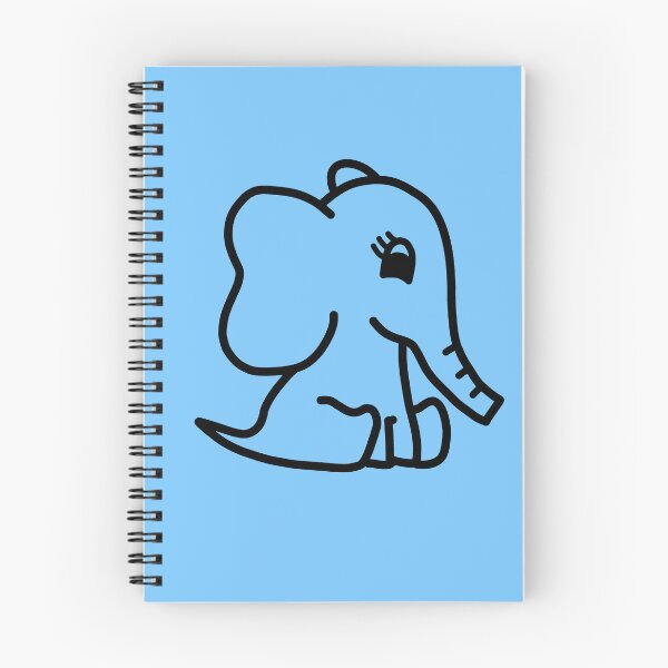 Artikelvorschau, Niedlicher kleiner Baby-Elefant - Schwarz entworfen und verkauft von LadySquiggle.