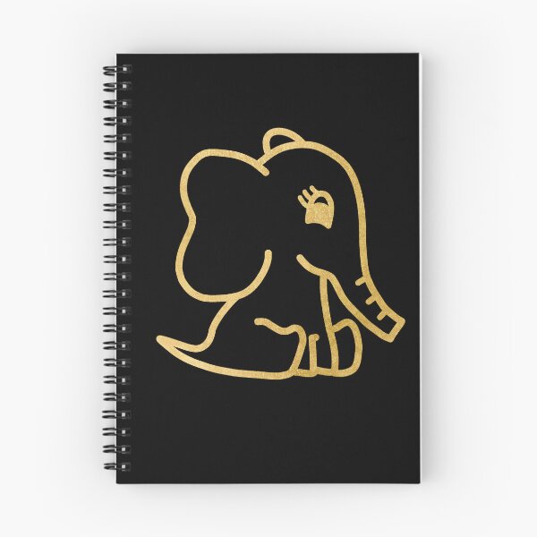 Item preview, Cute Little Baby Elephant - Gold designed and sold by LadySquiggle.