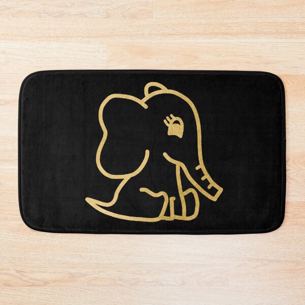 Item preview, Cute Little Baby Elephant - Gold designed and sold by LadySquiggle.