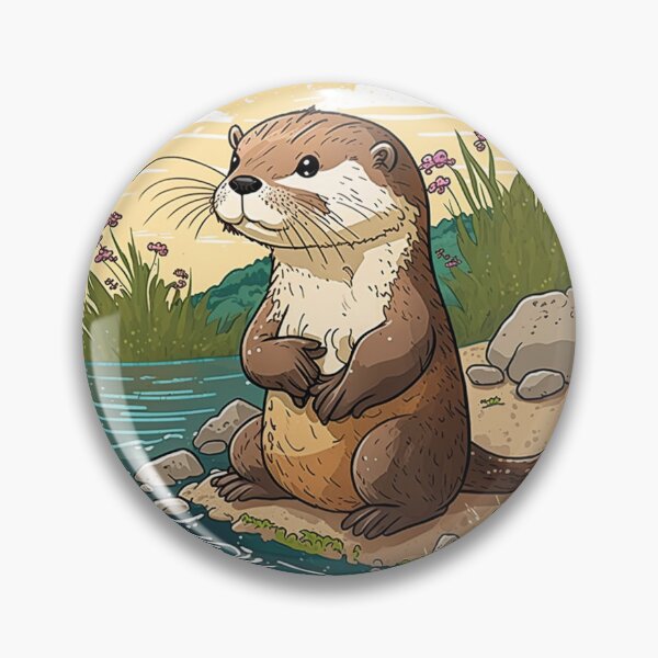 Item preview, River Otter designed and sold by Raccoonidae.