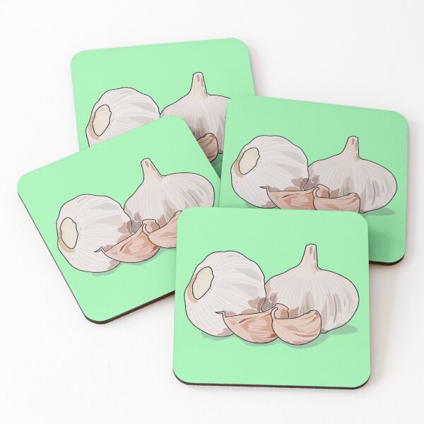 Item preview, Garlic cartoon illustration designed and sold by Misscartoon.