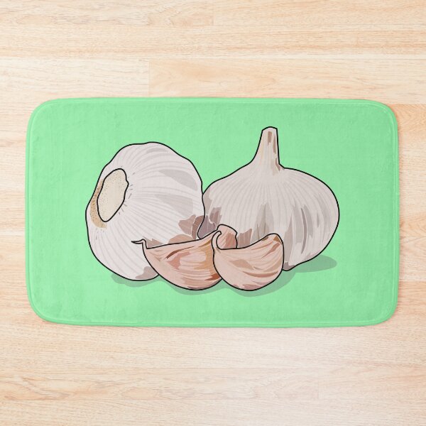 Item preview, Garlic cartoon illustration designed and sold by Misscartoon.