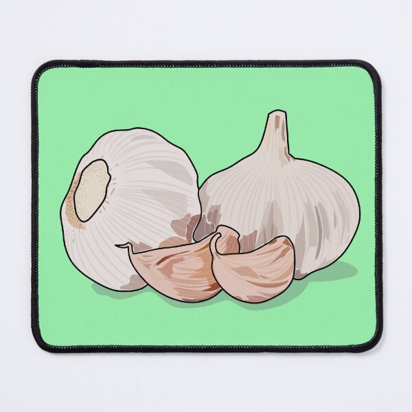 Item preview, Garlic cartoon illustration designed and sold by Misscartoon.