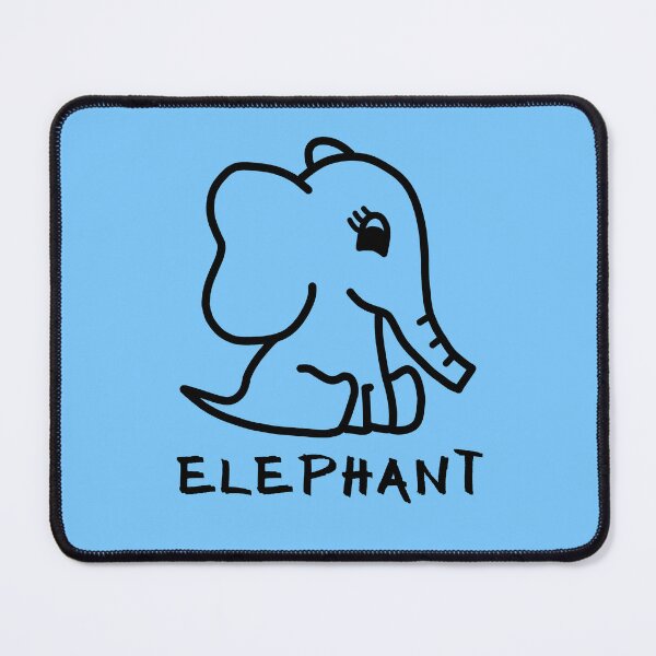 Item preview, Cute Little Baby Elephant - Black designed and sold by LadySquiggle.