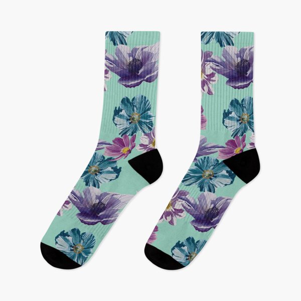 Item preview, Pink Purple Floral Watercolour Pattern Light designed and sold by Nicky Rollings.