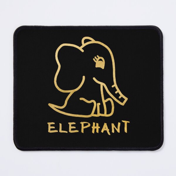 Item preview, Cute Little Baby Elephant - Gold designed and sold by LadySquiggle.