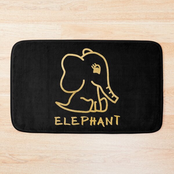Item preview, Cute Little Baby Elephant - Gold designed and sold by LadySquiggle.