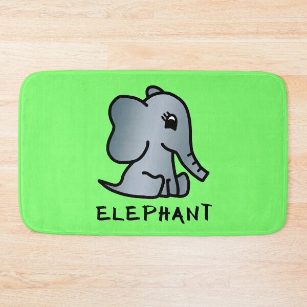 Item preview, Cute Little Baby Elephant - Colour designed and sold by LadySquiggle.