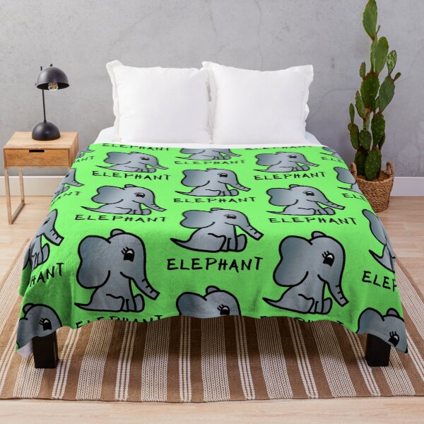 Item preview, Cute Little Baby Elephant - Colour designed and sold by LadySquiggle.