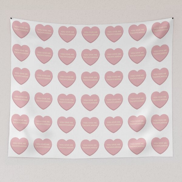 Item preview, Candy heart medical pun - you give me tachycardia designed and sold by adieylon.